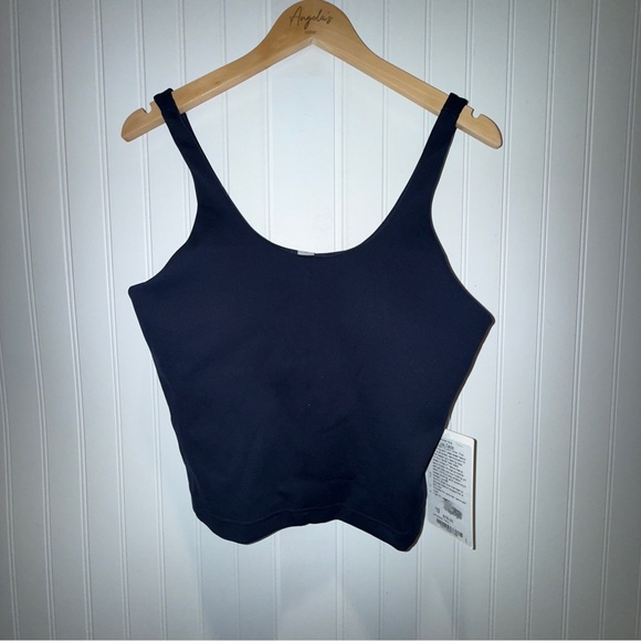 NWT Lululemon Glow Up Tank *Medium Support B/C Cup (True Navy) Size: 14 - Picture 1 of 4